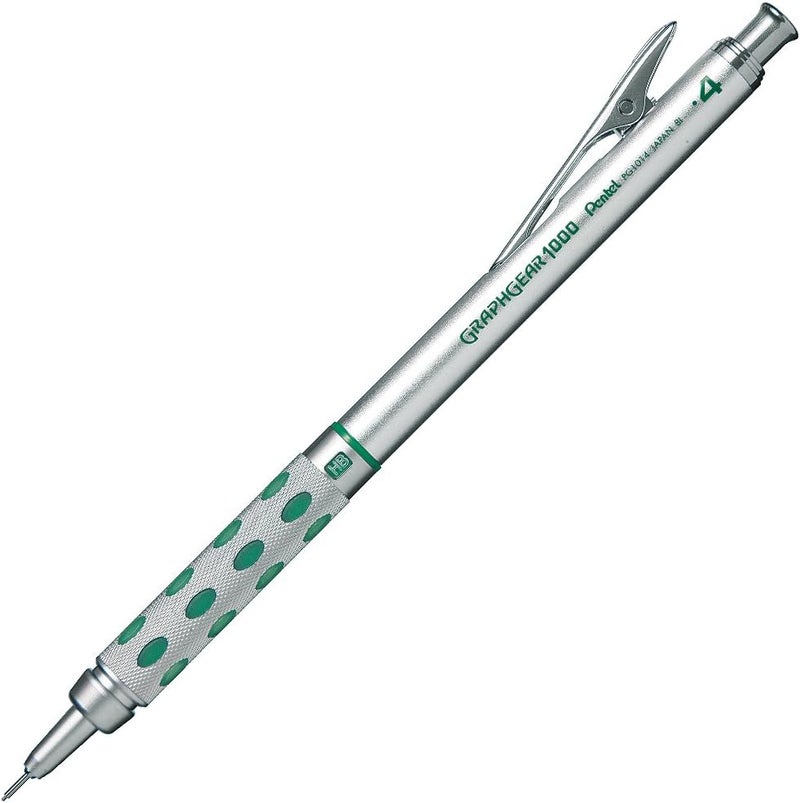 Pentel Graph Gear 1000 Mechanical Drafting Pencil 0.4mm Green (PG1014) - Image 1